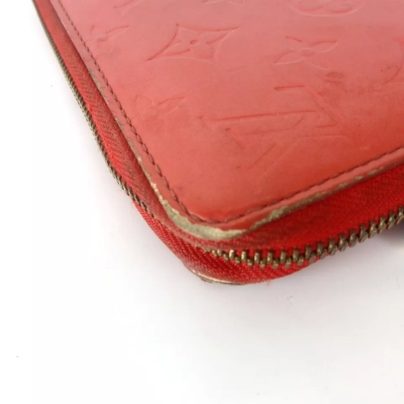 Authentic LOUIS VUITTON M91981 Vernis Zippy wallet purse leather[Used] - Picture 8 of 14